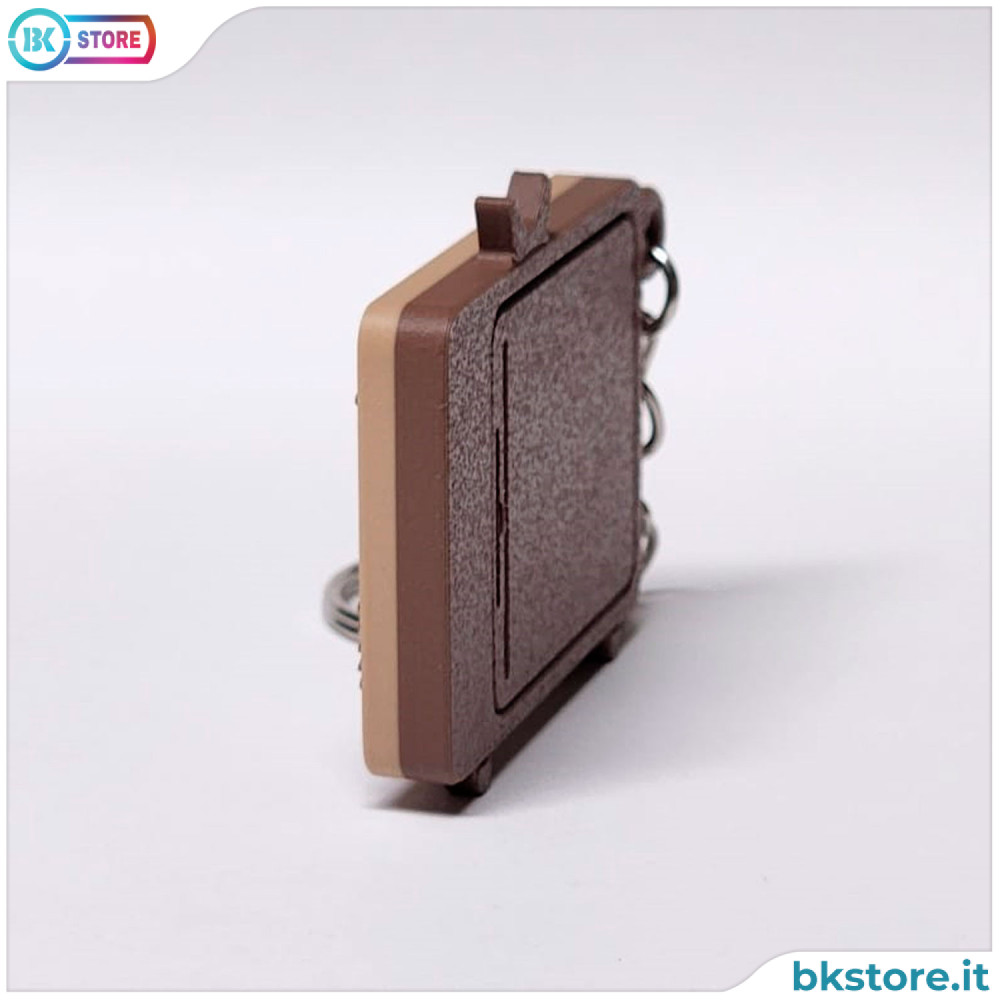 idea regalo vintage portachiavi Retro TV in stampa 3D – Mini cornice porta foto vintage, idea regalo nostalgica e originale