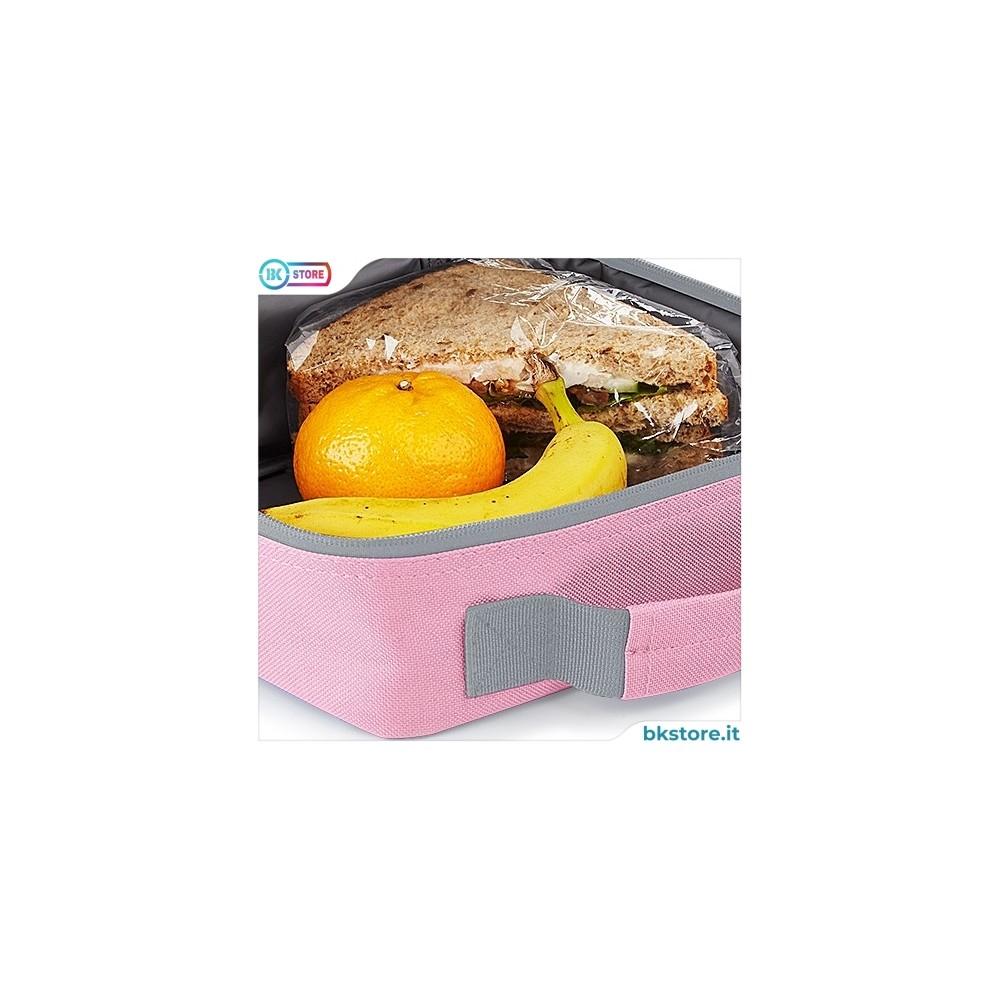 Lunch Box Borsa Frigo personalizzata con arcobaleno e nome