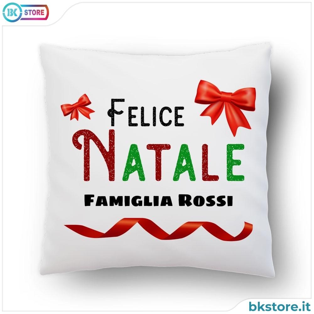 Regali Natale Famiglia.Cuscino Regalo Di Natale Per Una Famiglia