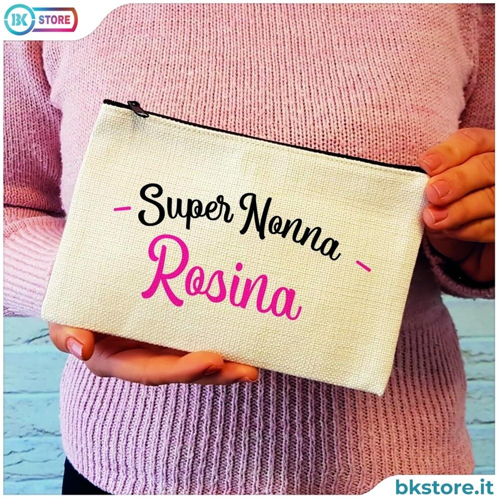 pochette per la nonna personalizzata con nome pochette per la nonna personalizzata con nome