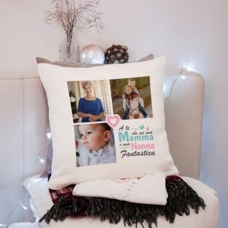 cuscino personalizzato per la nonna