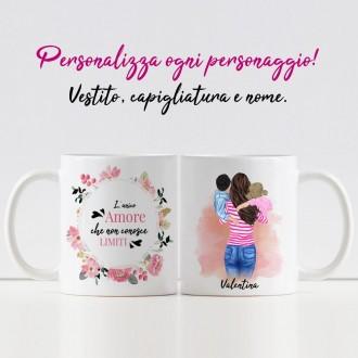 Tazza 'Ti Voglio Taaaanto Bene Mamma' Con Orsetto, Regalo Per La Festa Della Mamma, Ceramica, Lavabile In Lavastoviglie